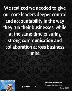 Collaboration Quotes Steve ballmer quotes