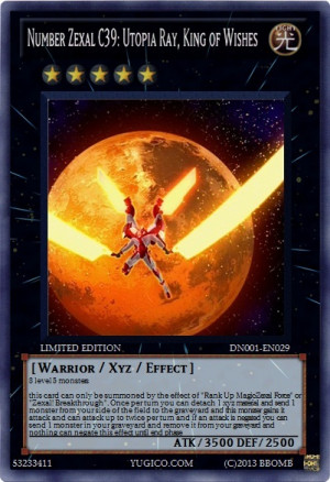 Number Zexal C39 Utopia Ray King Of Wishes
