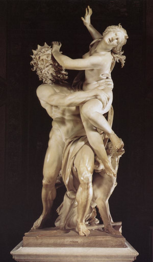 Rape of Persephone, by Gian Lorenzo Bernini, 1622-1625