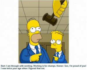 , Parents Rap, The Simpsons, Bart Simpsons Quotes 10, Work Quotes ...