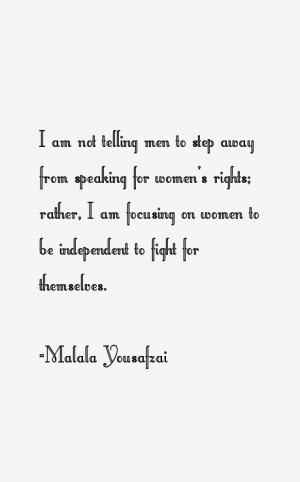 View All Malala Yousafzai Quotes