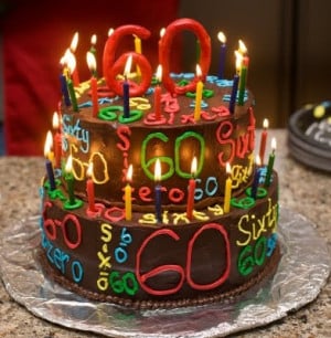 60th birthday cakes