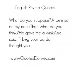 Quotes and Sayings That Rhyme