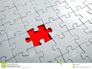 Missing Puzzle Piece Missing puzzle piece, focus
