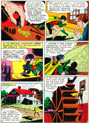 Batman Comic Quotes It as a batman story,