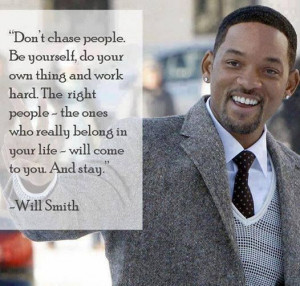 Love this Will Smith quote...