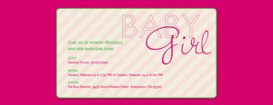 baby girl, baby shower, girl, pink, stripes