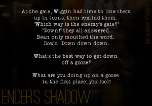 Ender's Game Bean Quotes http://www.tumblr.com/tagged/ender's%20shadow