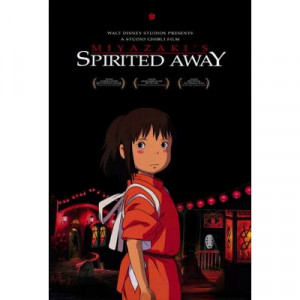 Miyazaki's Spirited Away Movie Poster - 27x40