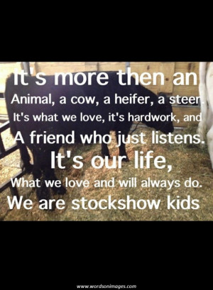 Stock Show Life Quotes