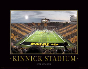 Iowa Hawkeye Football Motivational Poster Art Print 11x14 Nile Kinnick ...