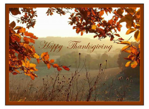... was nominated to wish all our American friends a Happy Thanksgiving