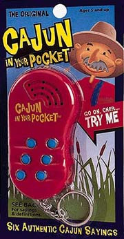 Cajun In Your Pocket - novelty key chain