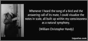 More William Christopher Handy Quotes