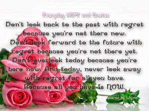 Dont Look Back Quotes Don't look back to the past