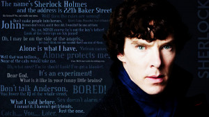 really into Sherlock right now These are some of my favorite quotes