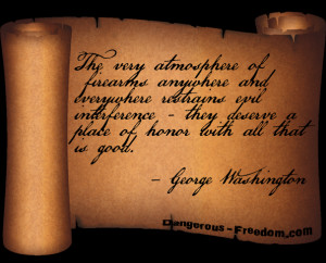 ... deserve a place of honor with all that is good. -George Washington