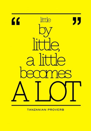 Time for another installment of the inspirational quotes and messages ...