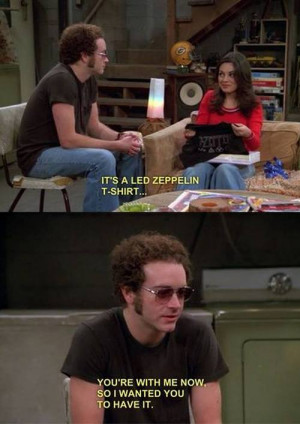 That 70's Show Jackie Burkhart and Steven Hyde (Proof of true love)