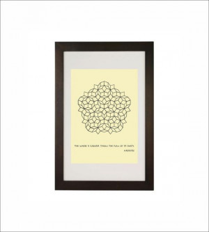 Science art - Mathematics - Aristotle quote & Penrose tilling by ...
