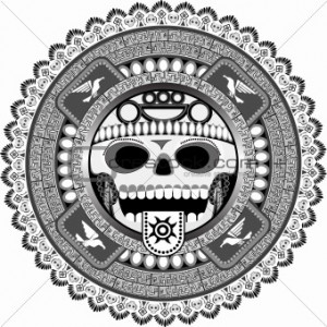 Aztec Death Symbol