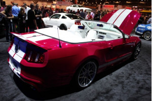 Chrome built this pink-and-white Pony Girl 2011 Ford Mustang ...