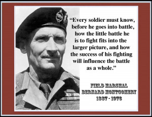 Field Marshal Bernard Montgomery Quote A