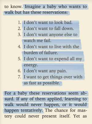 Let go of inhibitions.