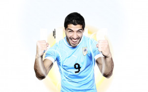 Uruguay Suarez World Cup 2014 Wallpaper HD