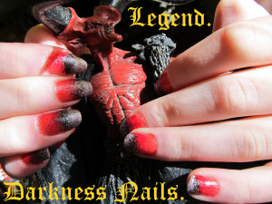Legend Lord of Darkness Nail Art by L-Rickman-Depp