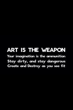 My Chemical Romance - Art Is The Weapon (part of a forum message from ...