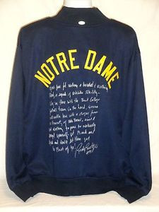 RUDY-RUETTIGER-AUTOGRAPHED-NOTRE-DAME-JACKET-w-MOVIE-QUOTE-INSCRIPTION ...