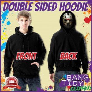 Fun-Unique-Double-sided-Hoodie-Scary-Jason-Halloween-Friday-13th ...