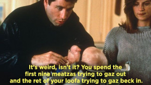 Another Travolta-ism après Oscars... Look Who's Talking.