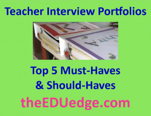 Teacher Interview Portfolio advice from the people who do the hiring ...