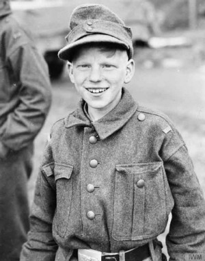 boy soldier captured by the 11th Armoured Division, Third US Army ...