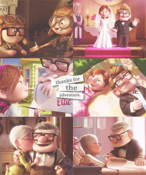 couple, disney, ellie, love, old, true love, up, young