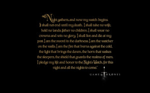 quotes game of thrones george r r martin nights watch 1680x1050 ...