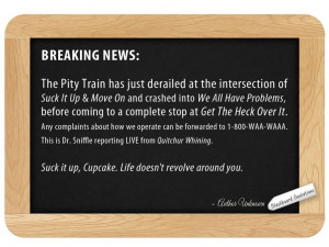 Blackboard Quotations: on the Pity Train
