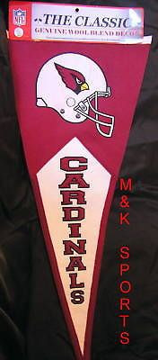 Arizona Cardinals Embroidered Dynasty Wool Pennant Free Shipping 17 5 ...