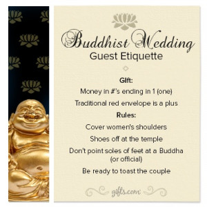 Buddhist #Wedding Guest #Etiquette. If you're attending a Buddhist ...