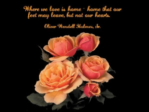Rose bouquet mother's quote_16965 Wallpaper