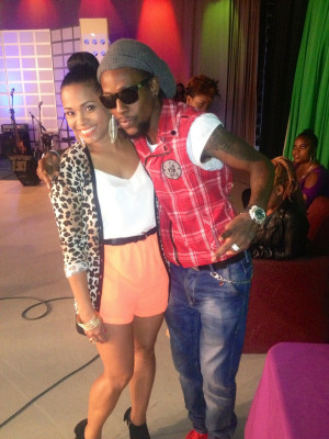 With Mr. Unconditional Love himself, Jah Cure.