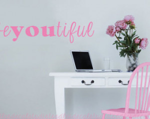 ... Quote Vinyl Wall Decal Sticker Words Girl Teenager Craft Room