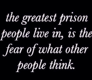 We worry too much about others opinion