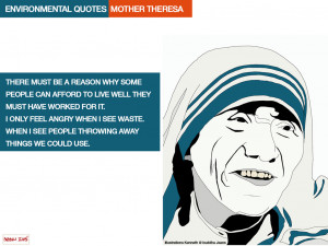 Environmental quotes. Mother Teresa. Illustrations Kenneth at buddha ...