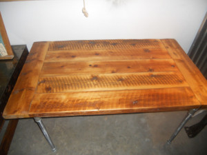 table Industrial farm table Vermont farm reclaimed wood 899 00