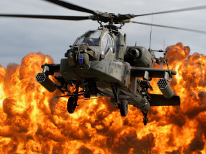 ah 64d apache wallpaper helicopter blade cab explosion fire napalm ...