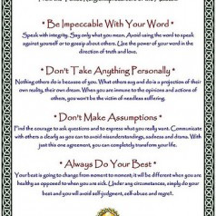Inspirational Quotes The Four Agreements Live