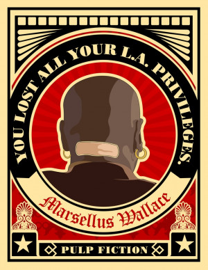 Marsellus Wallace vector work.